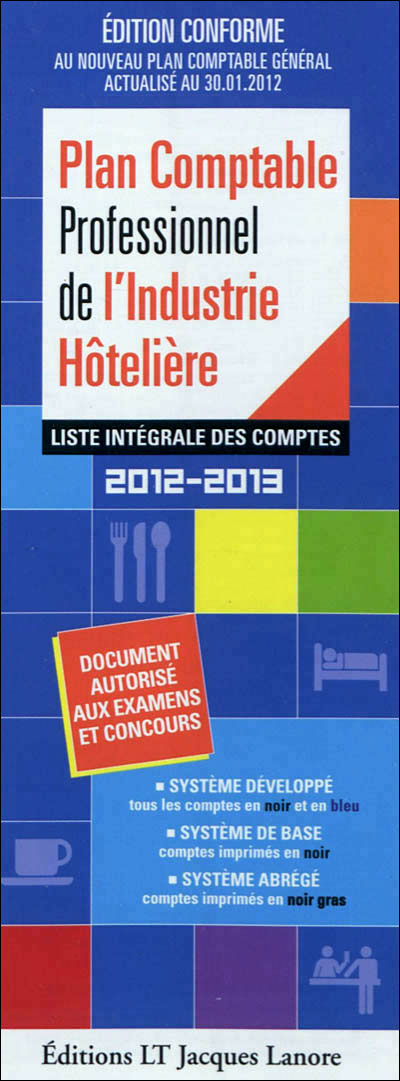 Plan comptable hôtelier