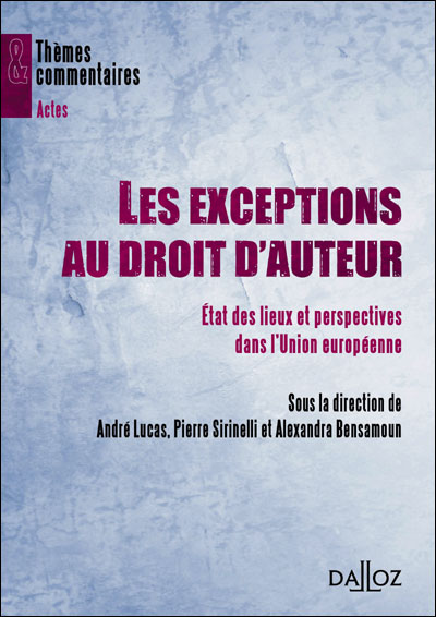 Les exceptions au droit d'auteur