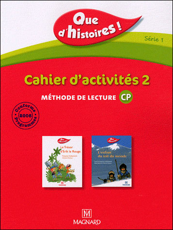 Que d'histoires cp serie 1 cahier 2