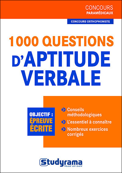 1000 questions d'aptitude verbale