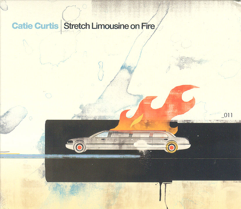 Stretch Limousine On Fire