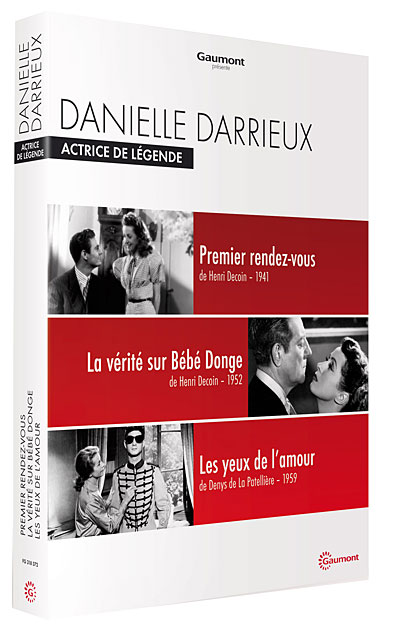 Coffret Danielle Darrieux Actrice de légende 3 films DVD