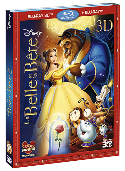 La Belle et la Bête - Blu-Ray - Versions 2D et 3D