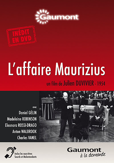 L'Affaire Maurizius DVD