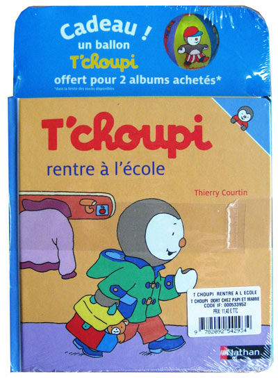 T'Choupi - Coffret 2 volumes - Pack tchoupi-papi mamie/rentre a l'ecole ...