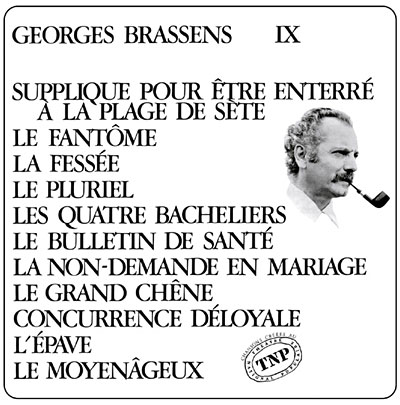 Georges Brassens album cover