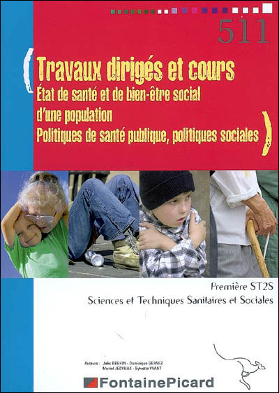 TD et cours état de santé et de bien être social 1ère ST2S - broché ...