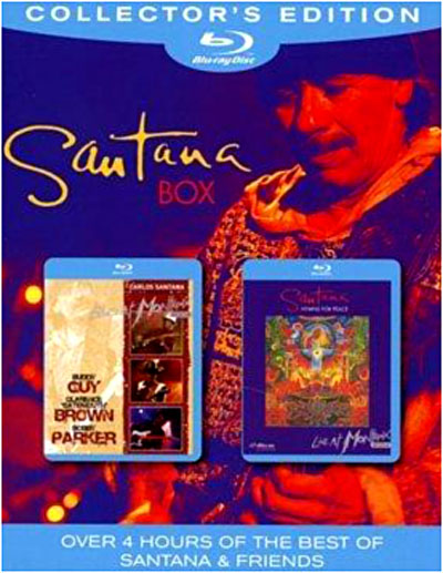 Santana box - Blues in Montreux - Hymns for peace - Blu-Ray