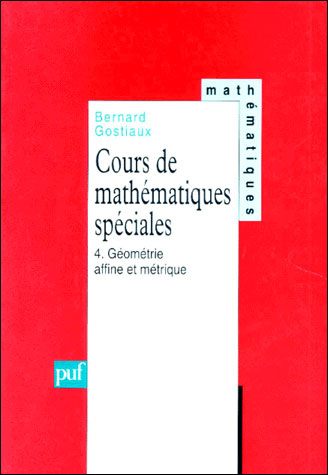 Géométrie affine et métrique