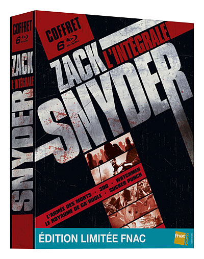 Coffret Zack Snyder - Coffret Blu-Ray - 5 Films - Edition Limitée Fnac