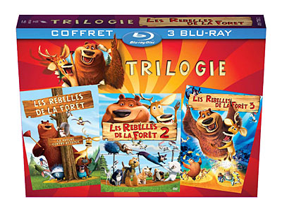 Les Rebelles de la forêt - Coffret de la Trilogie - Blu-Ray