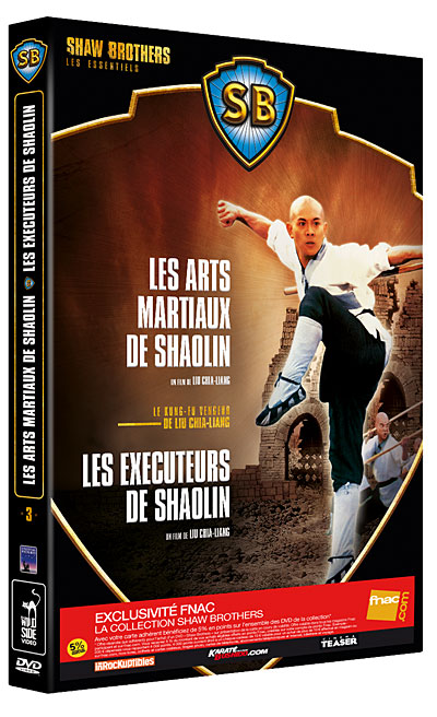 Les Arts Martiaux de Shaolin - Les Exécuteurs de Shaolin - Bipack