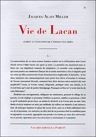 Vie de Lacan