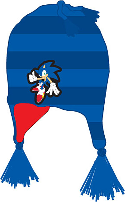 Bonnet de ski avec pompom Sonic