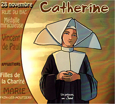 Sainte Catherine Laboure un prénom un saint