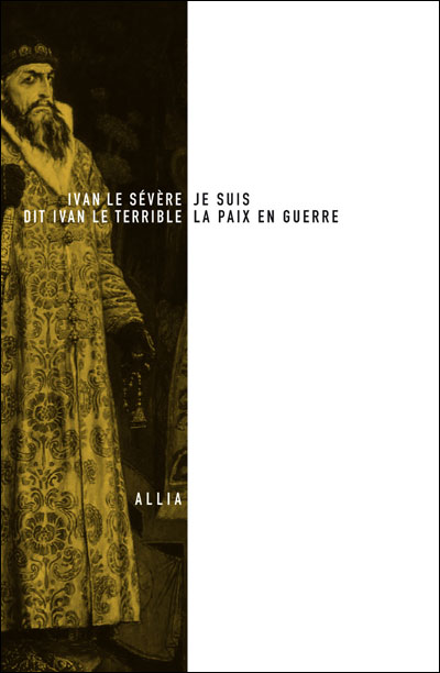 Je suis la paix en guerre