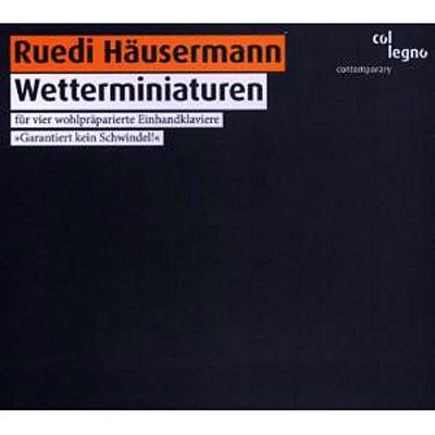 Wetterminiaturen - Piano préparé et recherches sonores