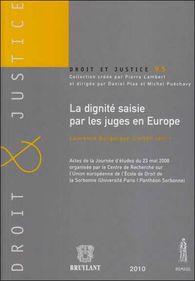 La dignité saisie par les juges en europe
