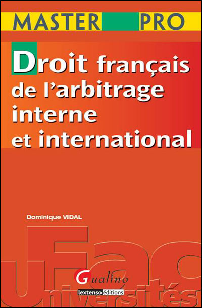 Master pro - droit français de l'arbitrage interne et international
