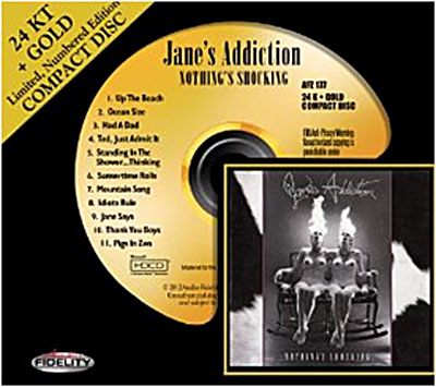 Nothing's shocking - Gold disc