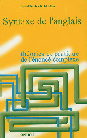 La syntaxe de l'anglais
