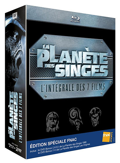 La Planète des Singes - Coffret intégral 7 Films - Blu-Ray - Edition Spéciale Fnac