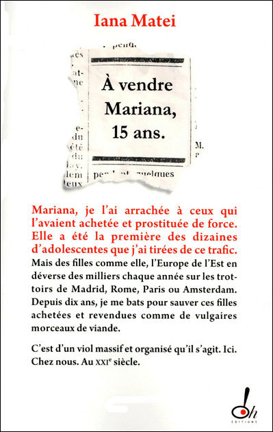 A vendre, Mariana, 15 ans