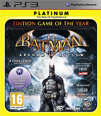 Batman Arkham Asylum Game Of The Year- Edition Platinum