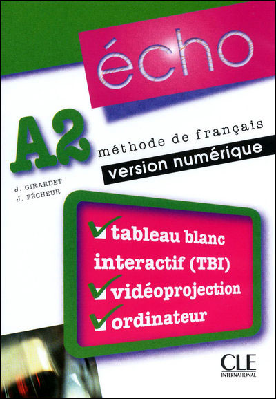 Dvd rom echo niveau a2 collection ressources numeriques pour tbi