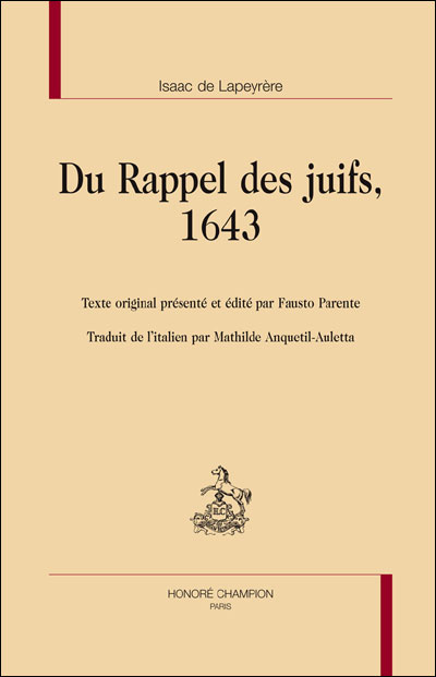 Du rappel des juifs : 1643