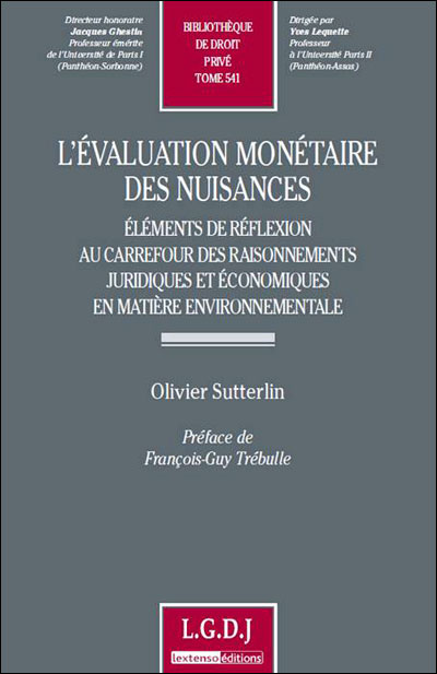 L'évaluation monétaire des nuisances