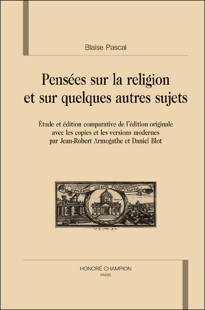 Pensees sur la religion et sur quelques autres sujets