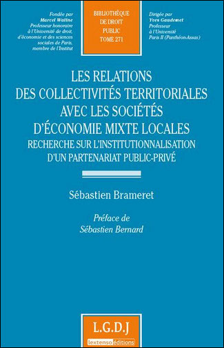 Les relations des collectivités terrioriales avec les sociétés d'économie mixte locales