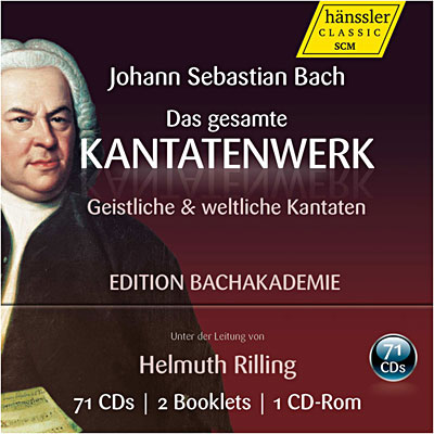 Complète cantatas - Edition bachakademie - 71 CD