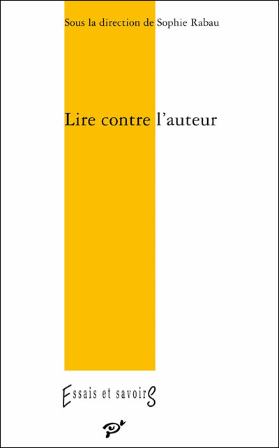 Lire contre l auteur