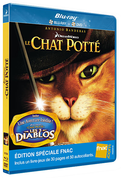 Le Chat Potte Combo Blu Ray Dvd Edition Speciale Fnac Chris Miller Blu Ray Achat Prix Fnac