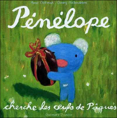 Pénélope cherche les oeufs de Pâques
