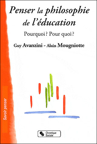 Penser la philosophie de l'éducation