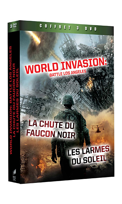 World invasion : Battle Los Angeles - La Chute du faucon noir - Les Larmes du soleil - Coffret