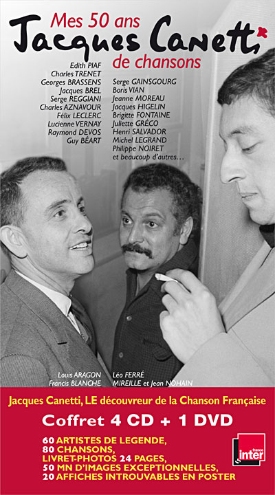 Mes 50 ans de chanson française - 4 CD + DVD