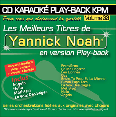 Play back kpm - Volume 33 - Yannick Noah