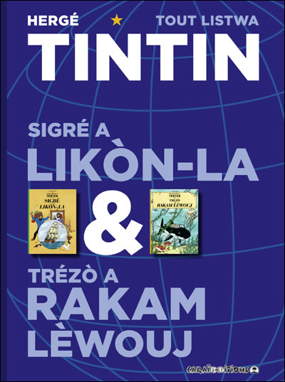 Tintin sigre a likon-la ek trezo a Rakam Lewouj