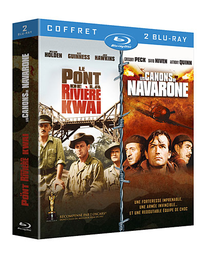 Le pont de la rivière Kwai - Les canons de Navarone - Coffret Blu-Ray