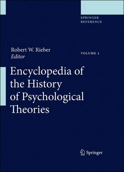 Encyclopedia of the history of psychological theories. 3 bän