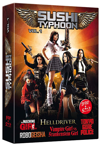 Sushi Typhoon - Coffret Blu-Ray - 5 Films - Edition Limitée