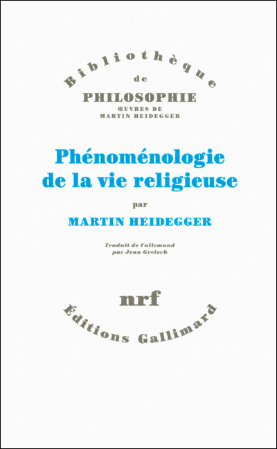 Phénoménologie de la vie religieuse