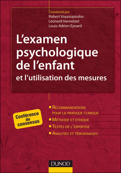 L'examen psychologique de l'enfant et l'utilisation des mesures