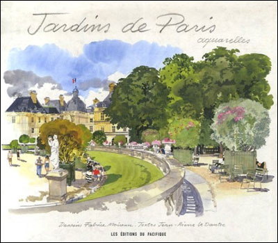 Jardins de Paris, aquarelles