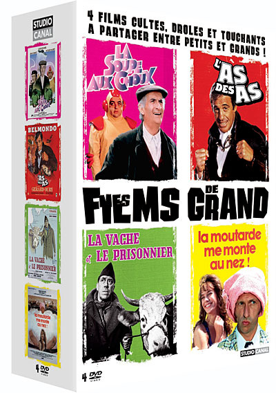 La vache et le prisonnier - La soupe aux choux - L'As des As - La moutarde me monte au nez ! - Coffret