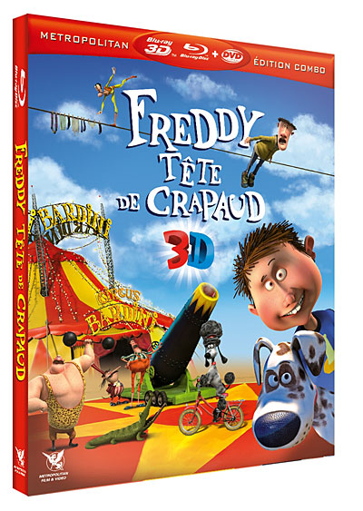 Freddy tête de crapaud Combo Blu-ray 3D DVD